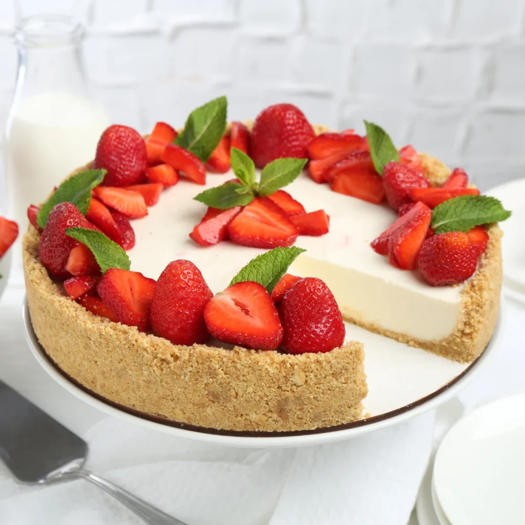 Torta de Morango com Creme