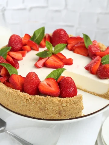 Torta de Morango com Creme
