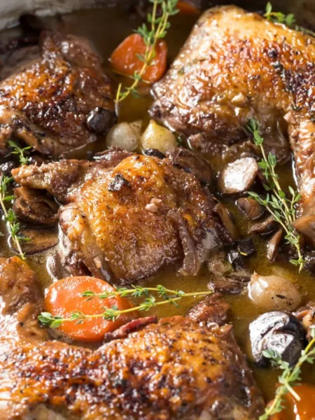 Coq au Vin Francês